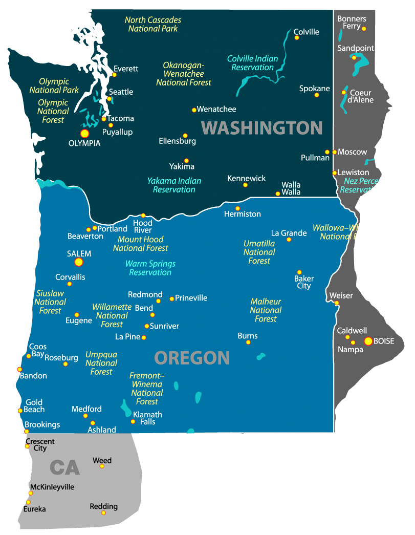 Tonkin Parts Center coverage area